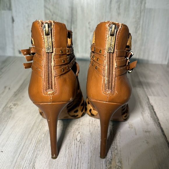 Jessica Simpson Animal Print Heels Size 7M - Picture 10 of 16